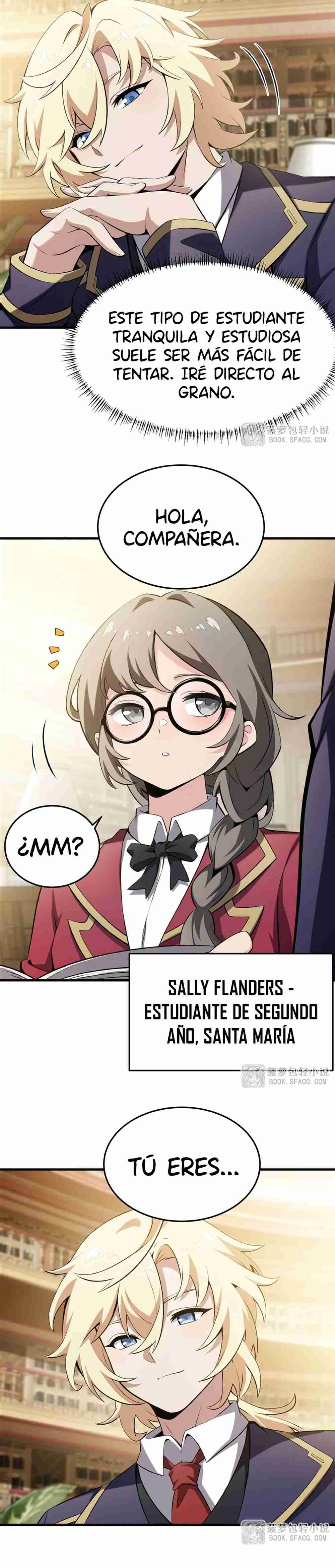 El villano rubio de la novela de la protagonista quiere ser feliz Capitulo 47 página 7