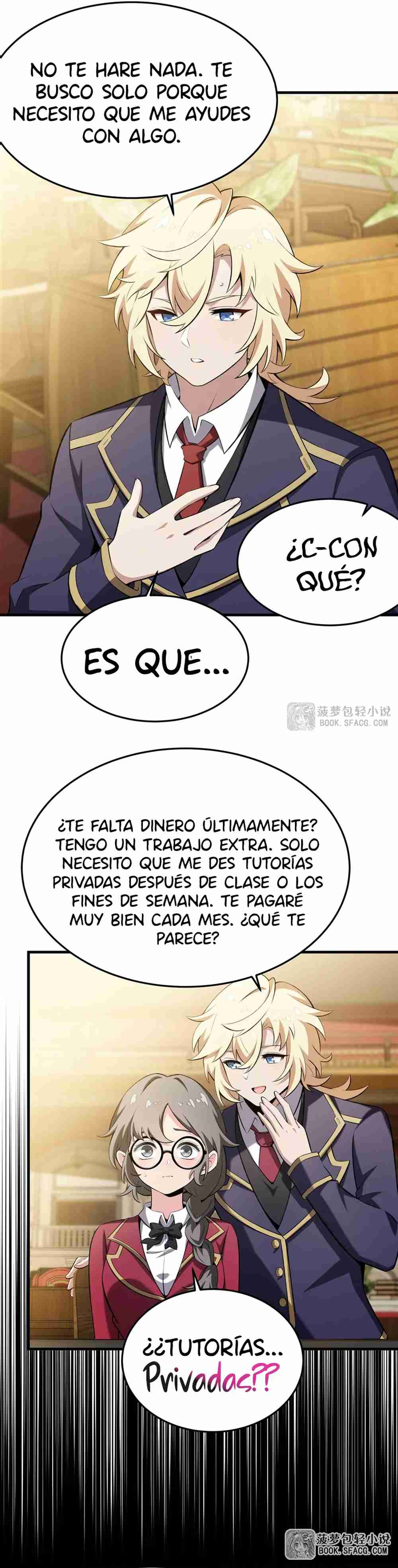 El villano rubio de la novela de la protagonista quiere ser feliz Capitulo 47 página 9