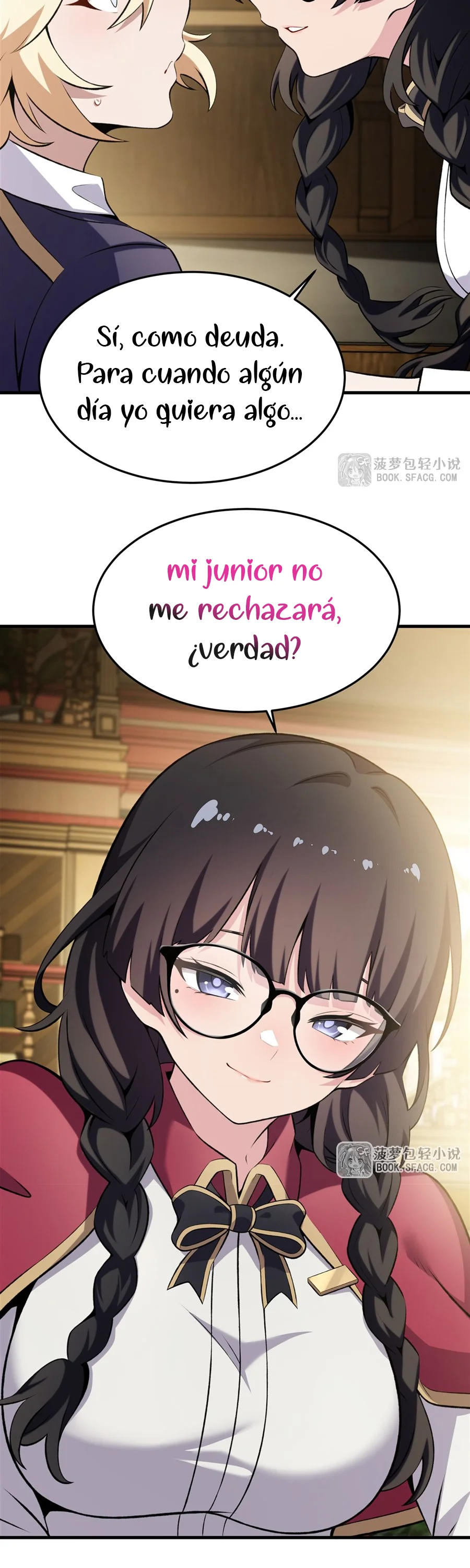 El villano rubio de la novela de la protagonista quiere ser feliz Capitulo 48 página 19