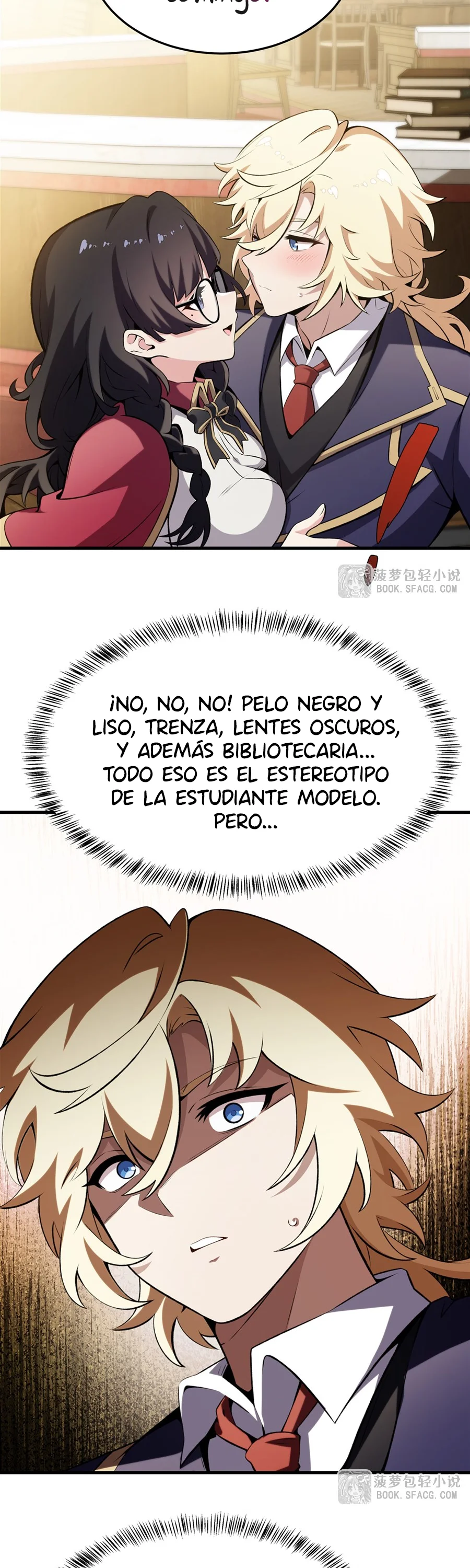 El villano rubio de la novela de la protagonista quiere ser feliz Capitulo 48 página 2
