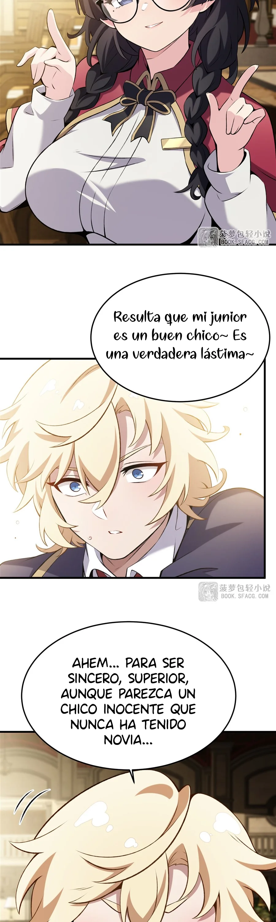 El villano rubio de la novela de la protagonista quiere ser feliz Capitulo 48 página 5