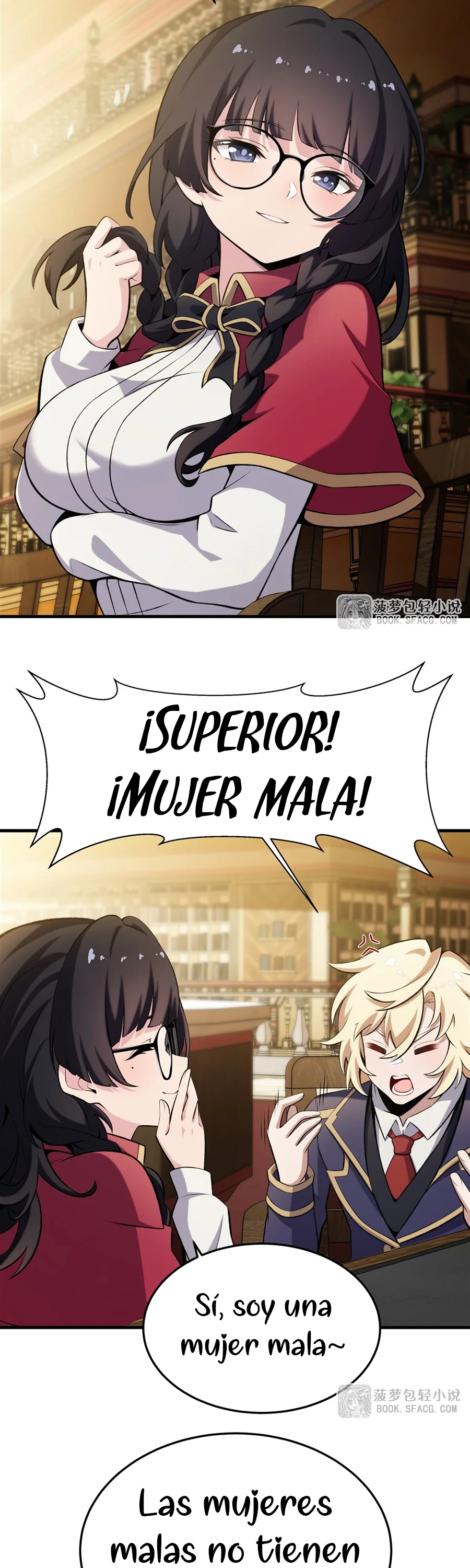 El villano rubio de la novela de la protagonista quiere ser feliz Capitulo 48 página 8