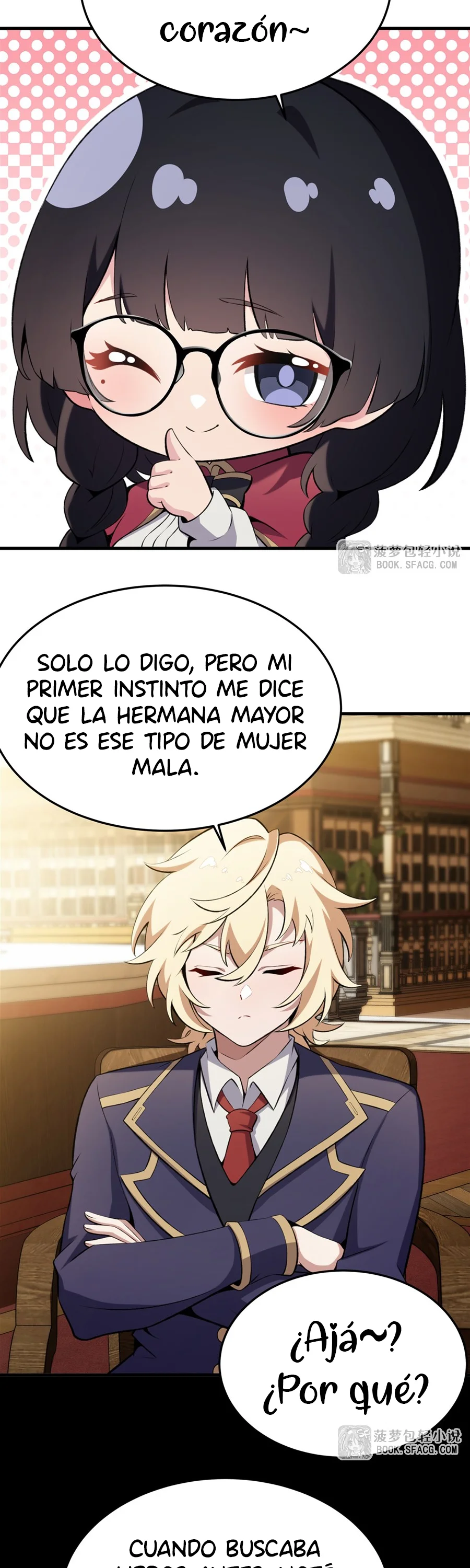 El villano rubio de la novela de la protagonista quiere ser feliz Capitulo 48 página 9