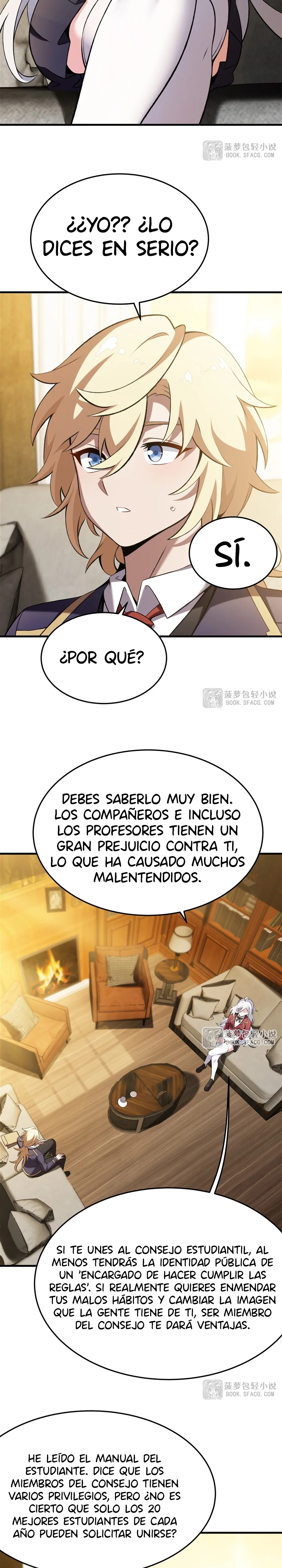 El villano rubio de la novela de la protagonista quiere ser feliz Capitulo 49 página 13