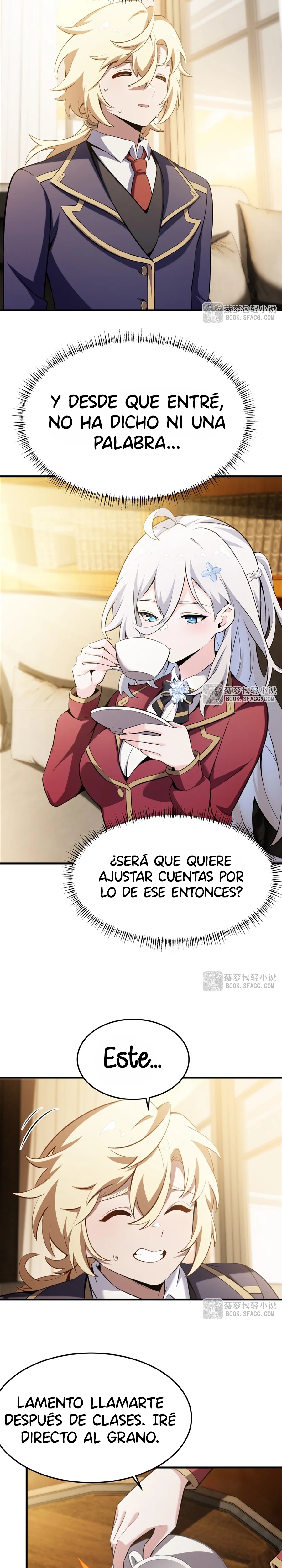 El villano rubio de la novela de la protagonista quiere ser feliz Capitulo 49 página 4