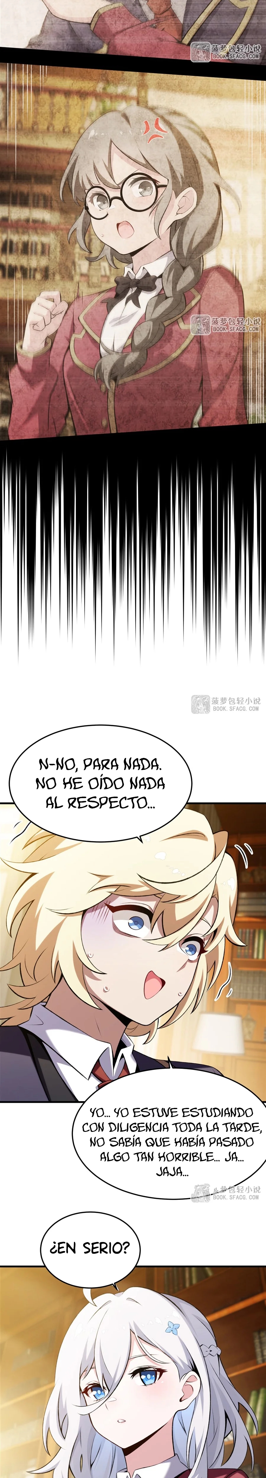 El villano rubio de la novela de la protagonista quiere ser feliz Capitulo 49 página 6