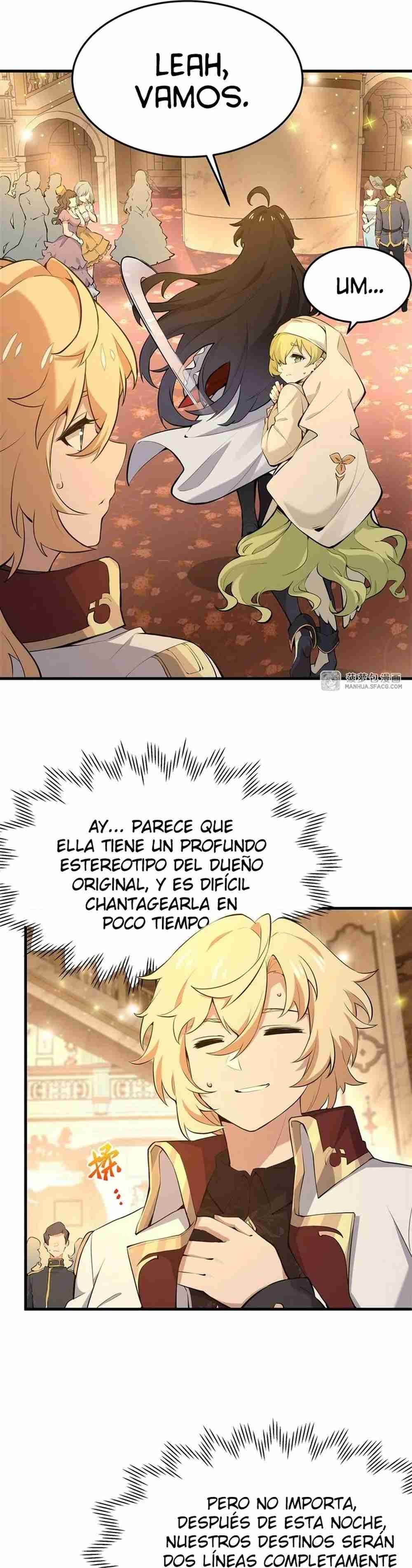 El villano rubio de la novela de la protagonista quiere ser feliz Capitulo 5 página 13