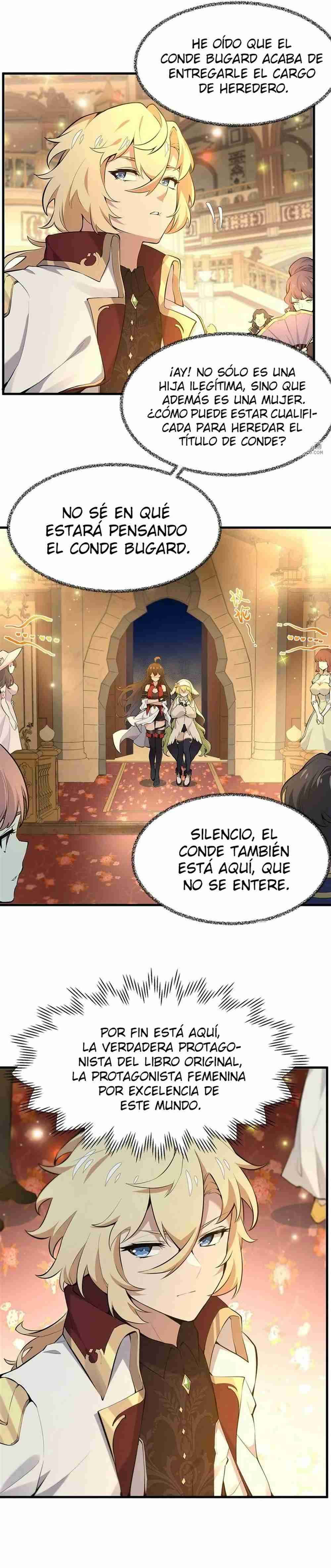 El villano rubio de la novela de la protagonista quiere ser feliz Capitulo 5 página 6