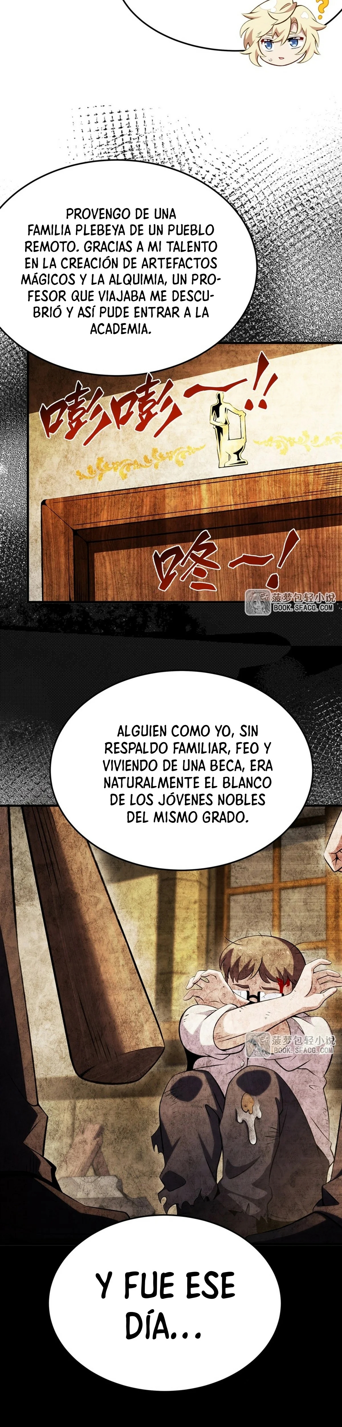 El villano rubio de la novela de la protagonista quiere ser feliz Capitulo 50 página 12