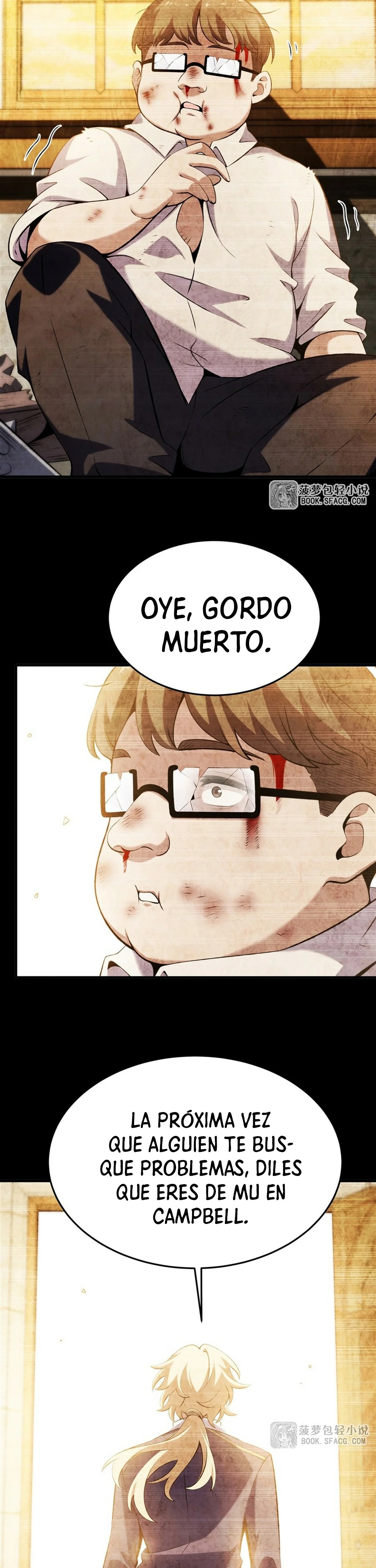El villano rubio de la novela de la protagonista quiere ser feliz Capitulo 50 página 16