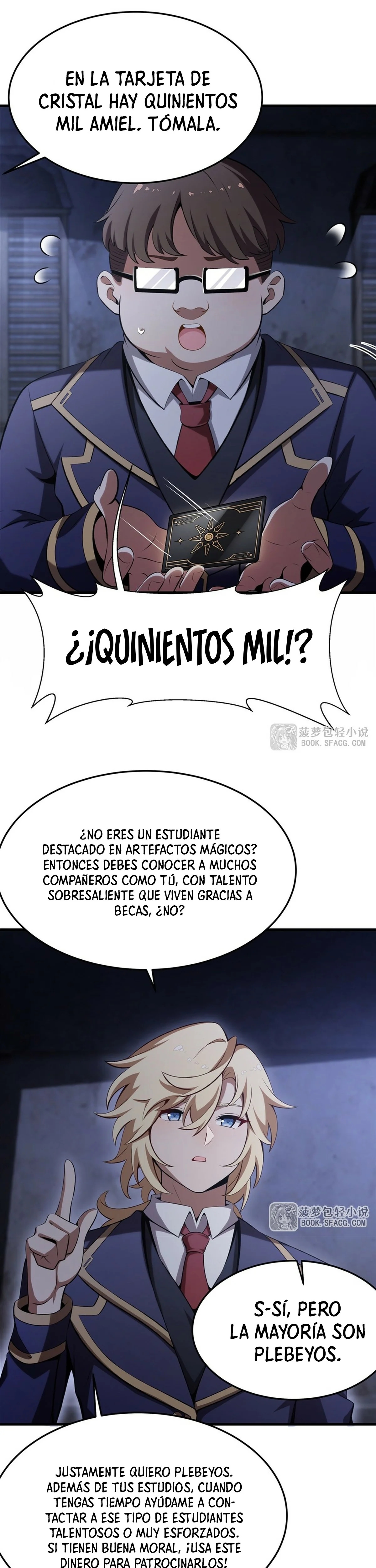 El villano rubio de la novela de la protagonista quiere ser feliz Capitulo 50 página 19
