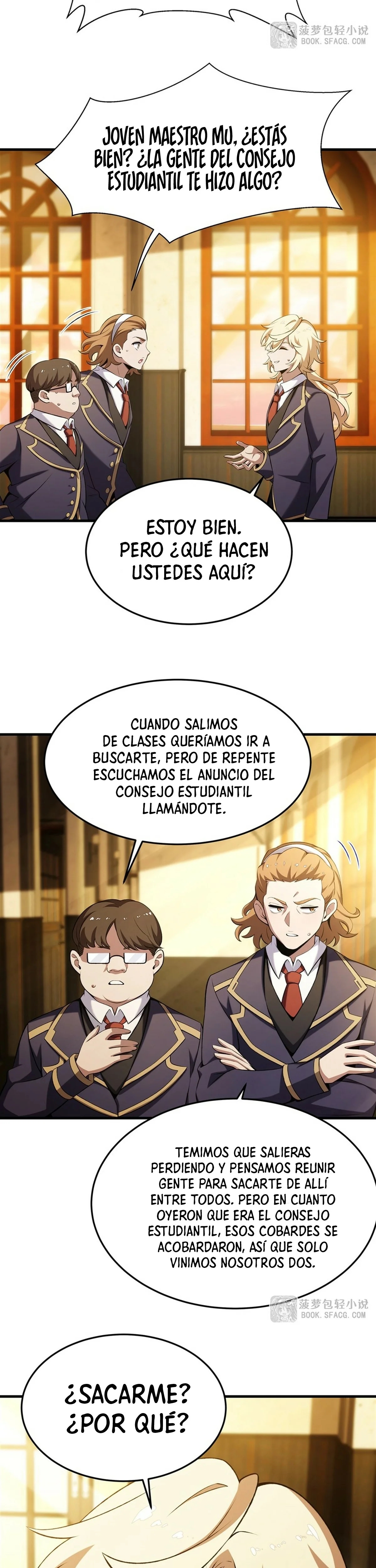 El villano rubio de la novela de la protagonista quiere ser feliz Capitulo 50 página 6