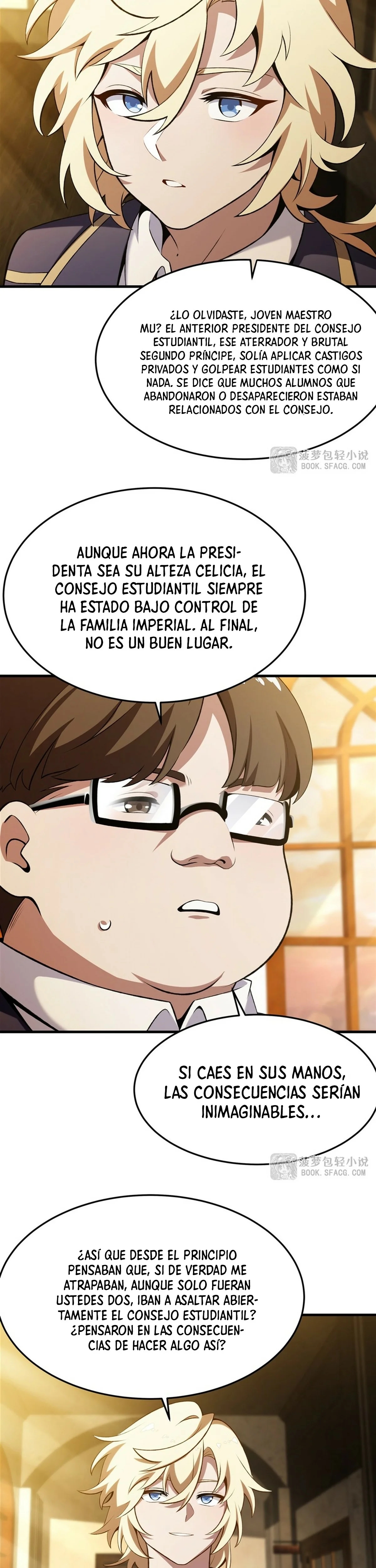 El villano rubio de la novela de la protagonista quiere ser feliz Capitulo 50 página 7