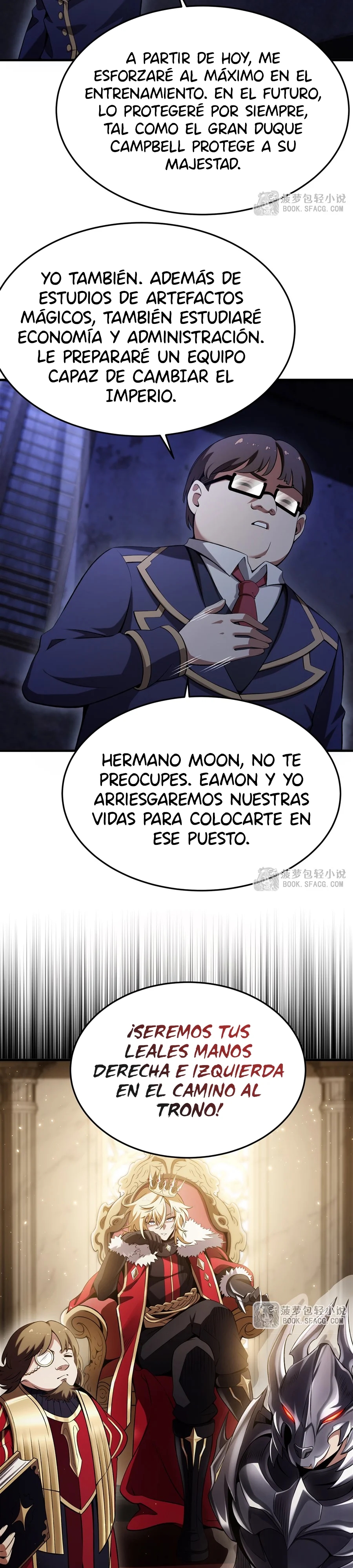 El villano rubio de la novela de la protagonista quiere ser feliz Capitulo 51 página 3