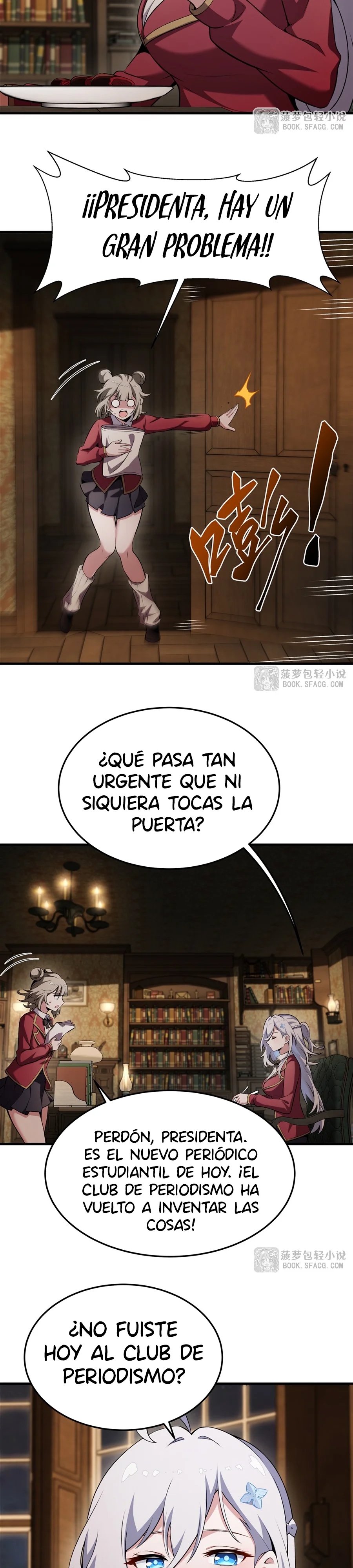 El villano rubio de la novela de la protagonista quiere ser feliz Capitulo 51 página 8