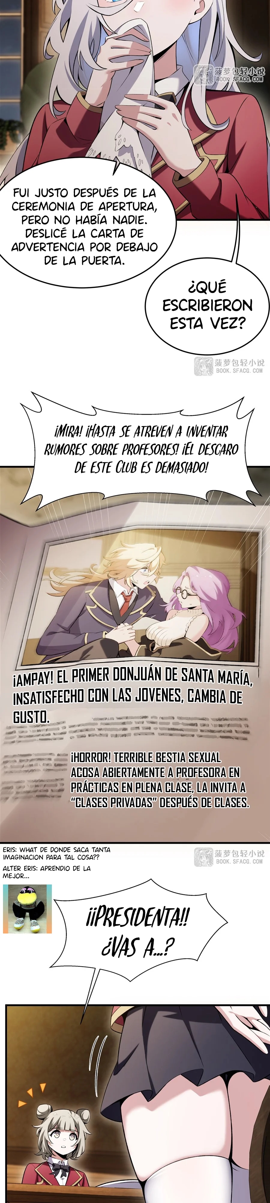 El villano rubio de la novela de la protagonista quiere ser feliz Capitulo 51 página 9