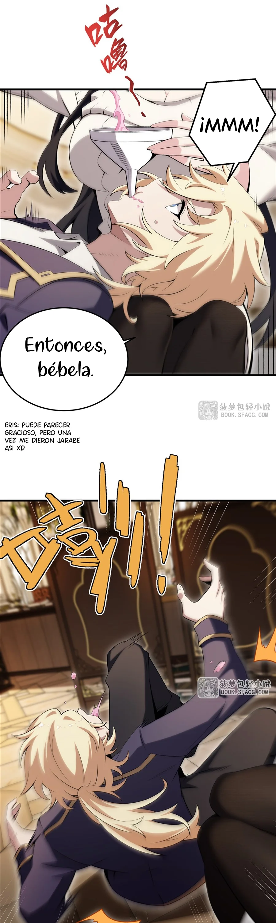 El villano rubio de la novela de la protagonista quiere ser feliz Capitulo 54 página 10