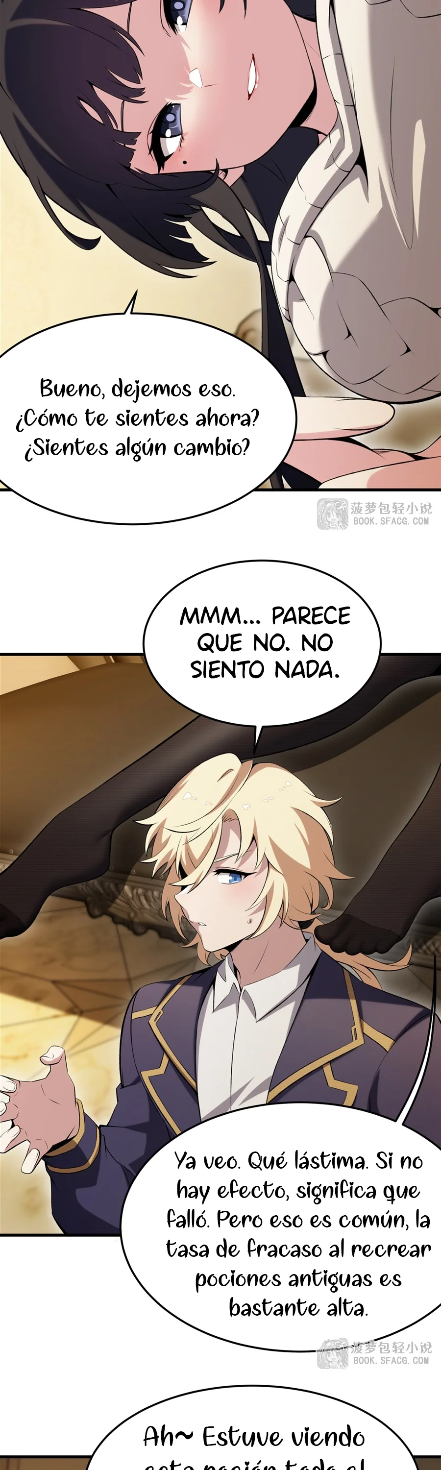 El villano rubio de la novela de la protagonista quiere ser feliz Capitulo 54 página 14