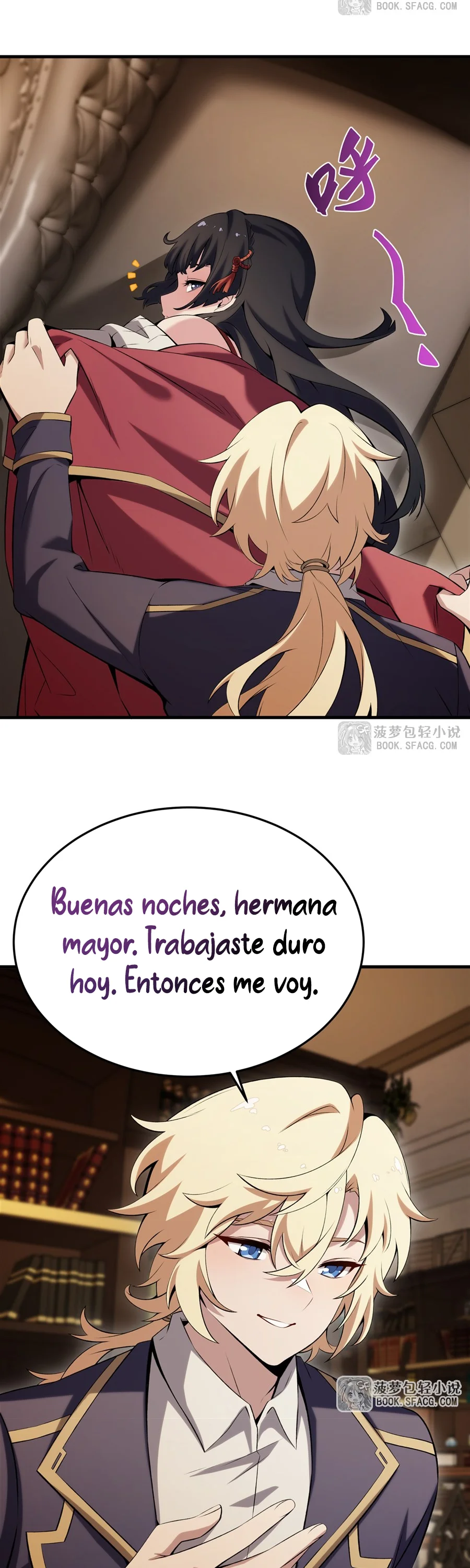 El villano rubio de la novela de la protagonista quiere ser feliz Capitulo 54 página 17