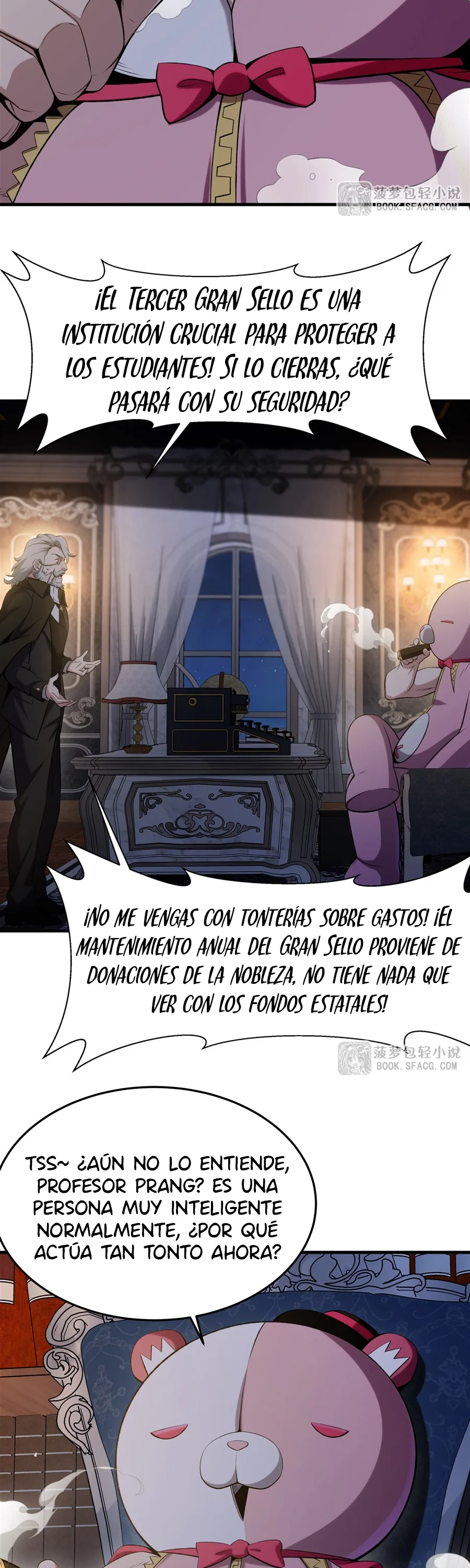 El villano rubio de la novela de la protagonista quiere ser feliz Capitulo 54 página 21