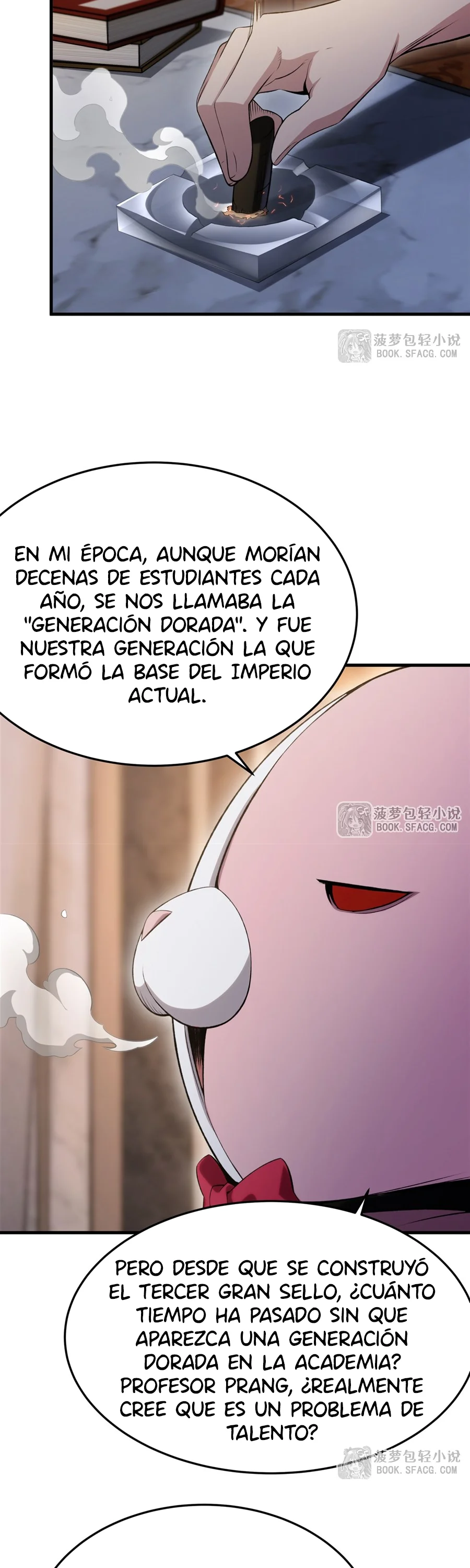 El villano rubio de la novela de la protagonista quiere ser feliz Capitulo 54 página 23