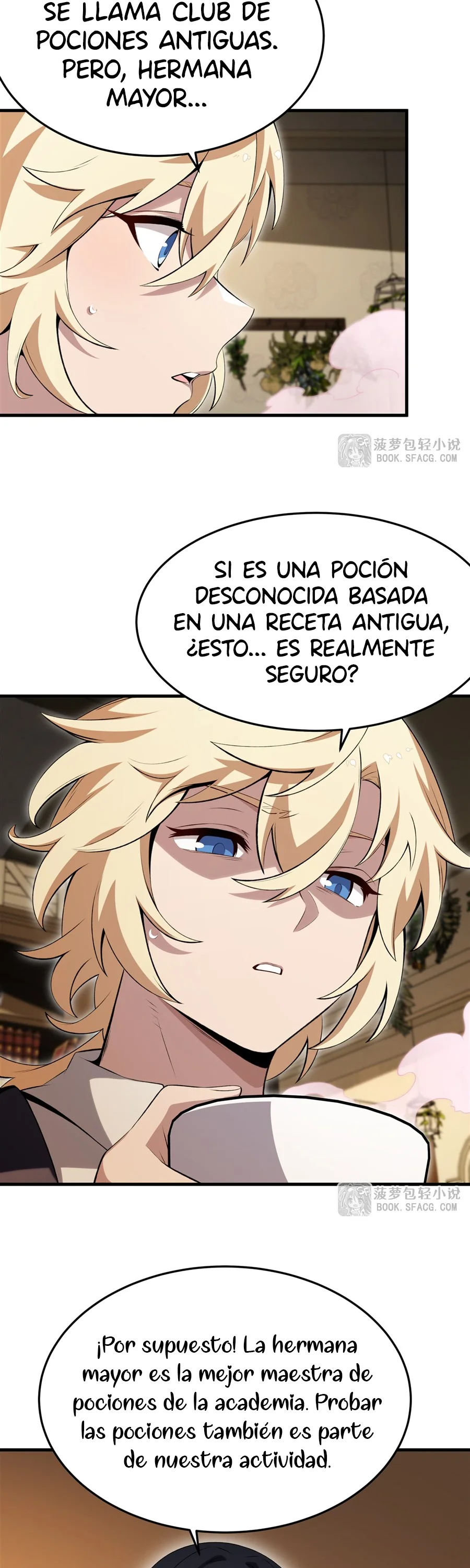 El villano rubio de la novela de la protagonista quiere ser feliz Capitulo 54 página 4