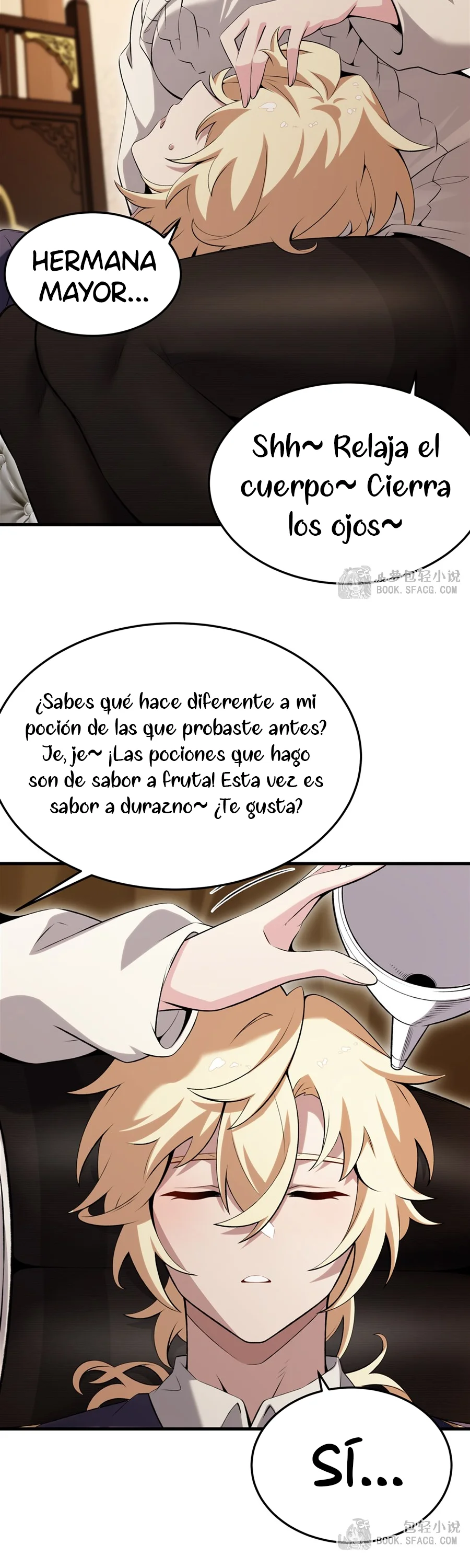 El villano rubio de la novela de la protagonista quiere ser feliz Capitulo 54 página 9