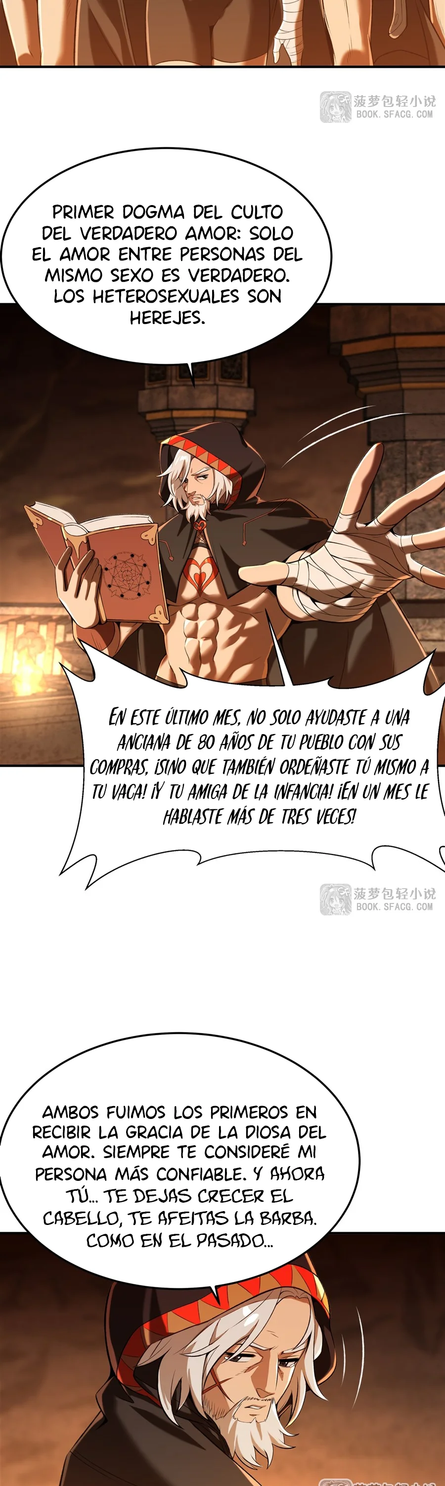 El villano rubio de la novela de la protagonista quiere ser feliz Capitulo 55 página 16