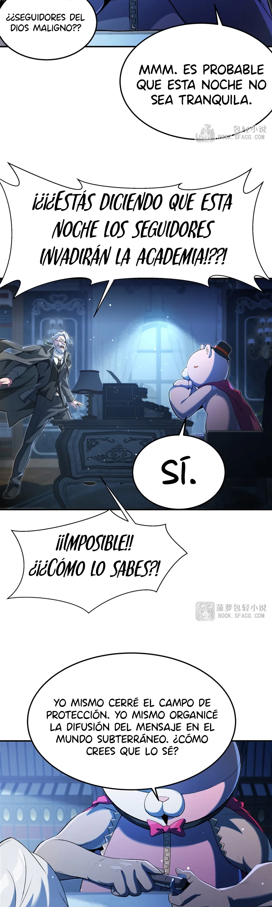 El villano rubio de la novela de la protagonista quiere ser feliz Capitulo 55 página 9