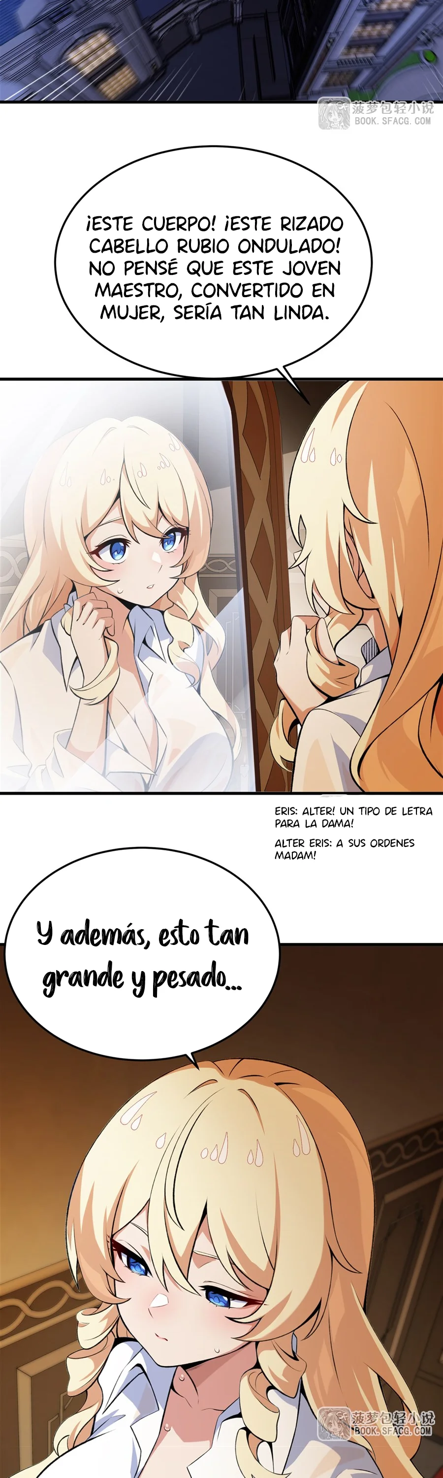 El villano rubio de la novela de la protagonista quiere ser feliz Capitulo 56 página 15