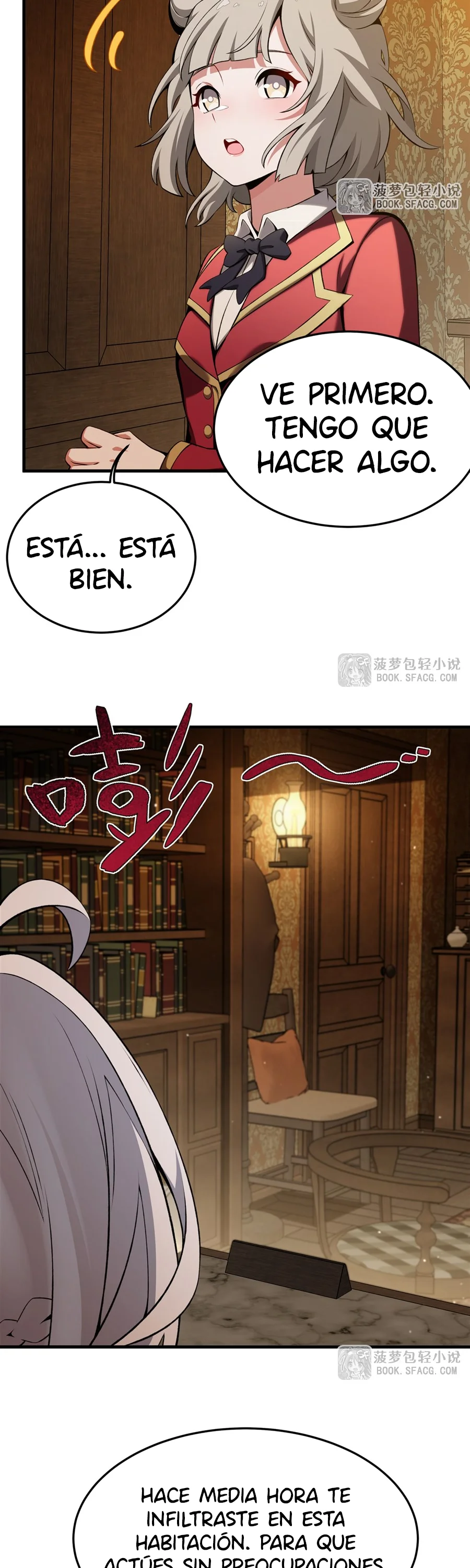 El villano rubio de la novela de la protagonista quiere ser feliz Capitulo 57 página 23