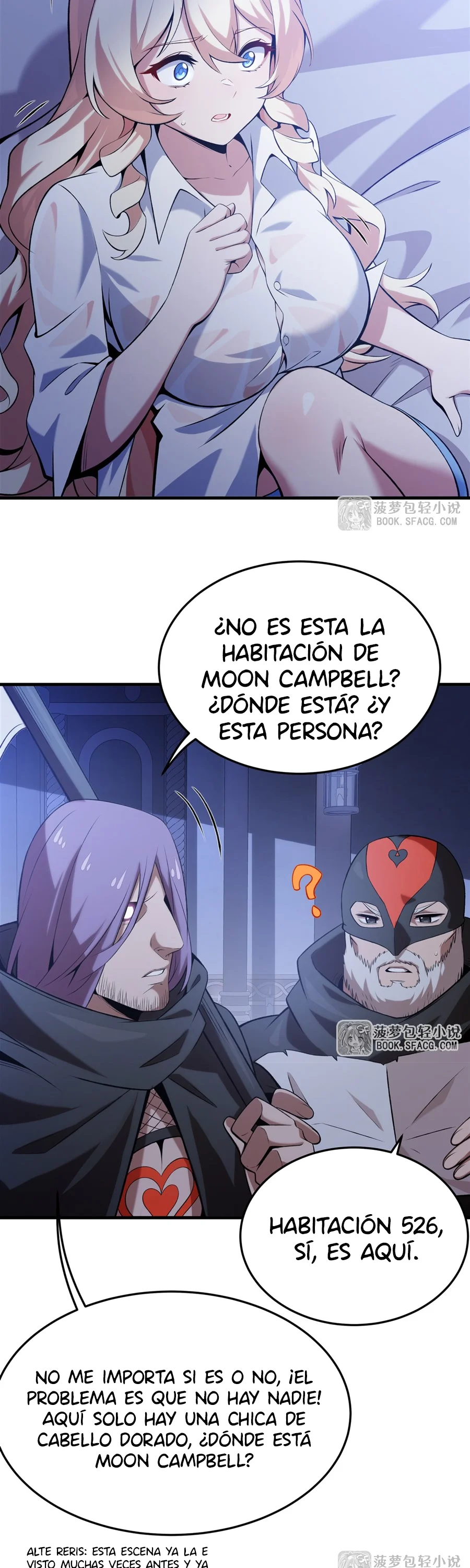 El villano rubio de la novela de la protagonista quiere ser feliz Capitulo 57 página 3