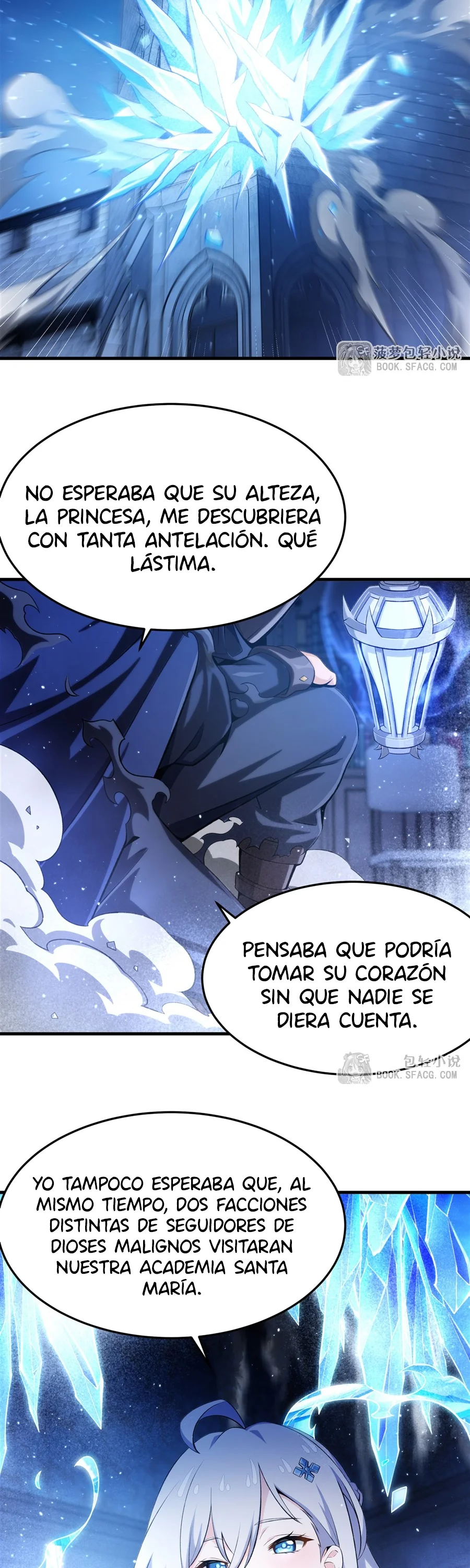 El villano rubio de la novela de la protagonista quiere ser feliz Capitulo 58 página 3