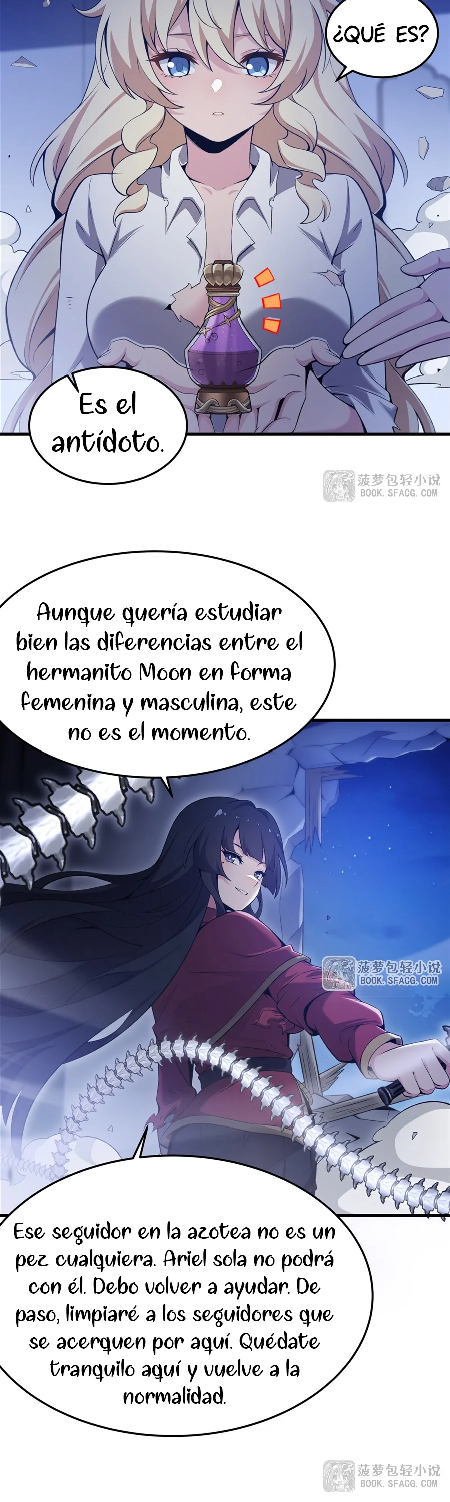 El villano rubio de la novela de la protagonista quiere ser feliz Capitulo 59 página 22