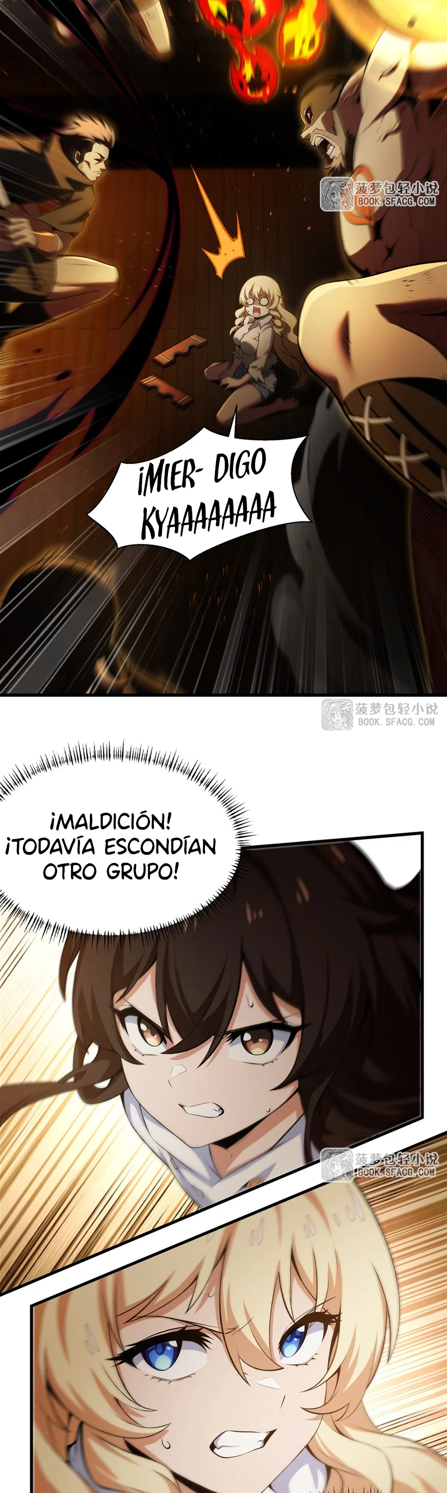 El villano rubio de la novela de la protagonista quiere ser feliz Capitulo 59 página 4