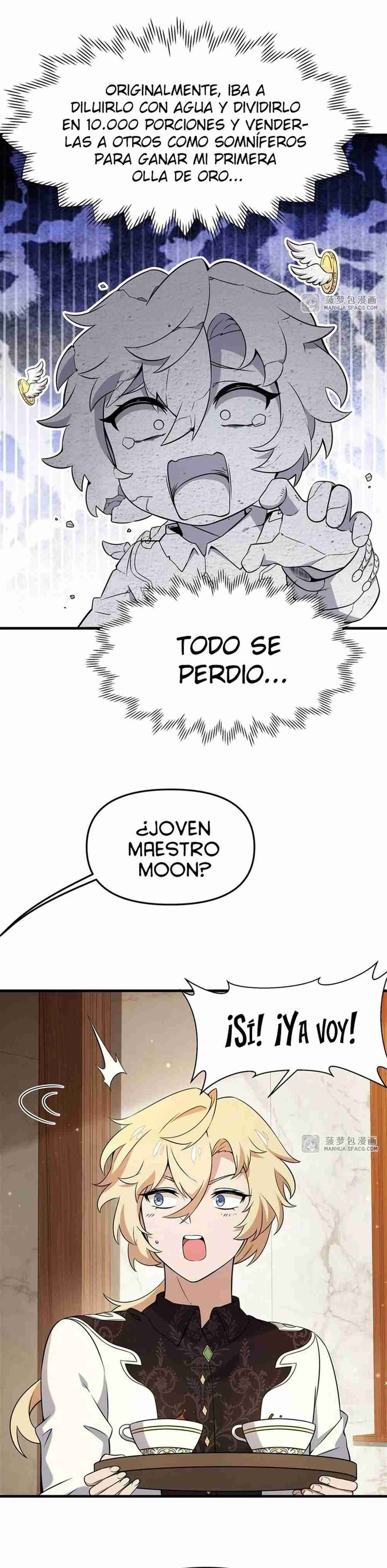 El villano rubio de la novela de la protagonista quiere ser feliz Capitulo 6 página 12