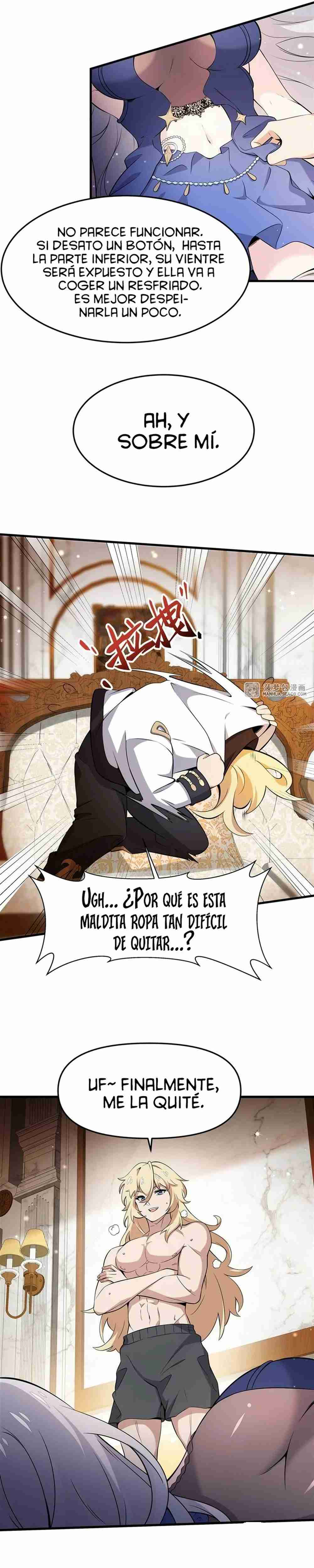El villano rubio de la novela de la protagonista quiere ser feliz Capitulo 6 página 19