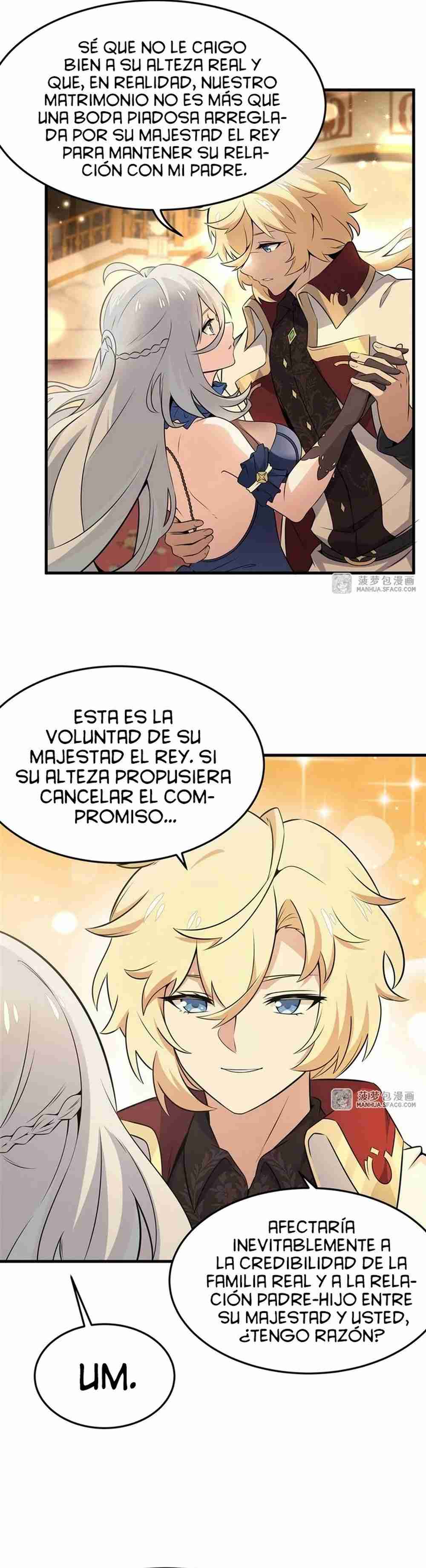El villano rubio de la novela de la protagonista quiere ser feliz Capitulo 6 página 2