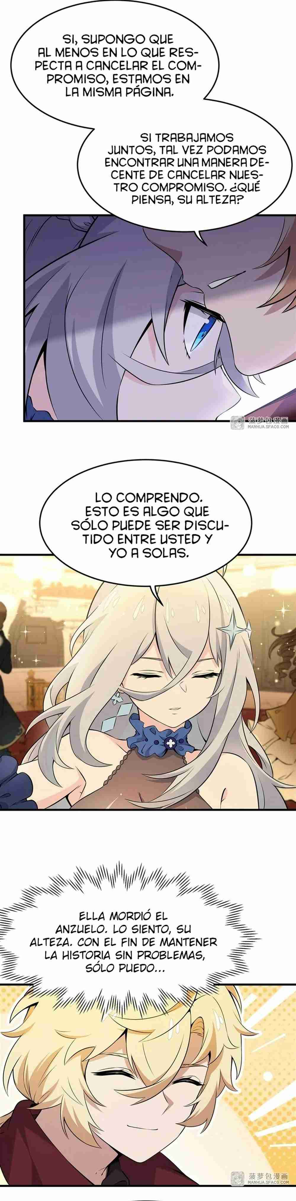 El villano rubio de la novela de la protagonista quiere ser feliz Capitulo 6 página 3