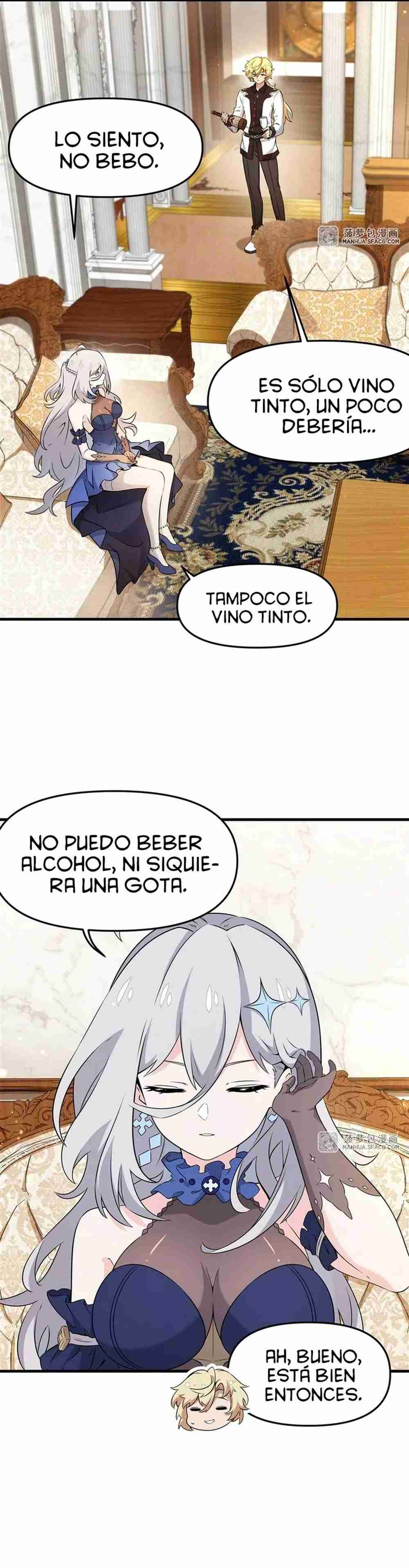El villano rubio de la novela de la protagonista quiere ser feliz Capitulo 6 página 6