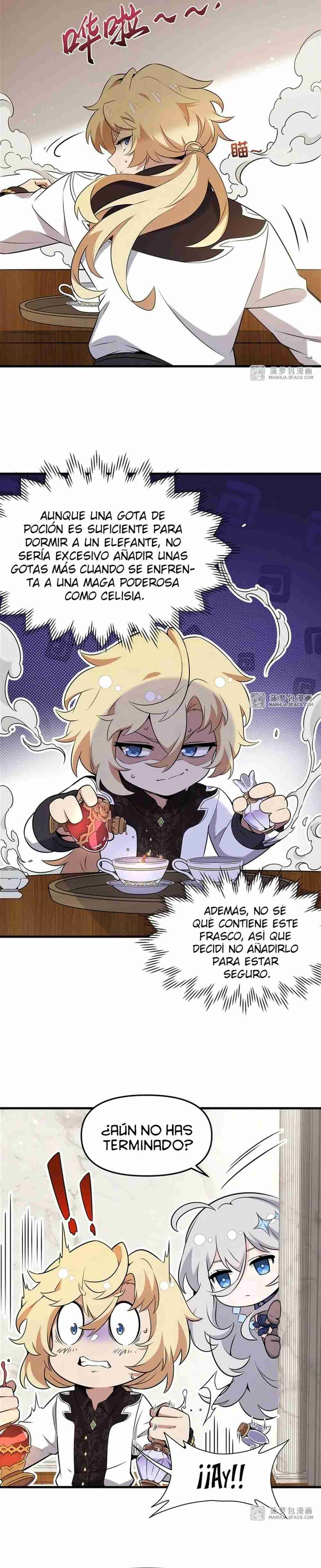El villano rubio de la novela de la protagonista quiere ser feliz Capitulo 6 página 9