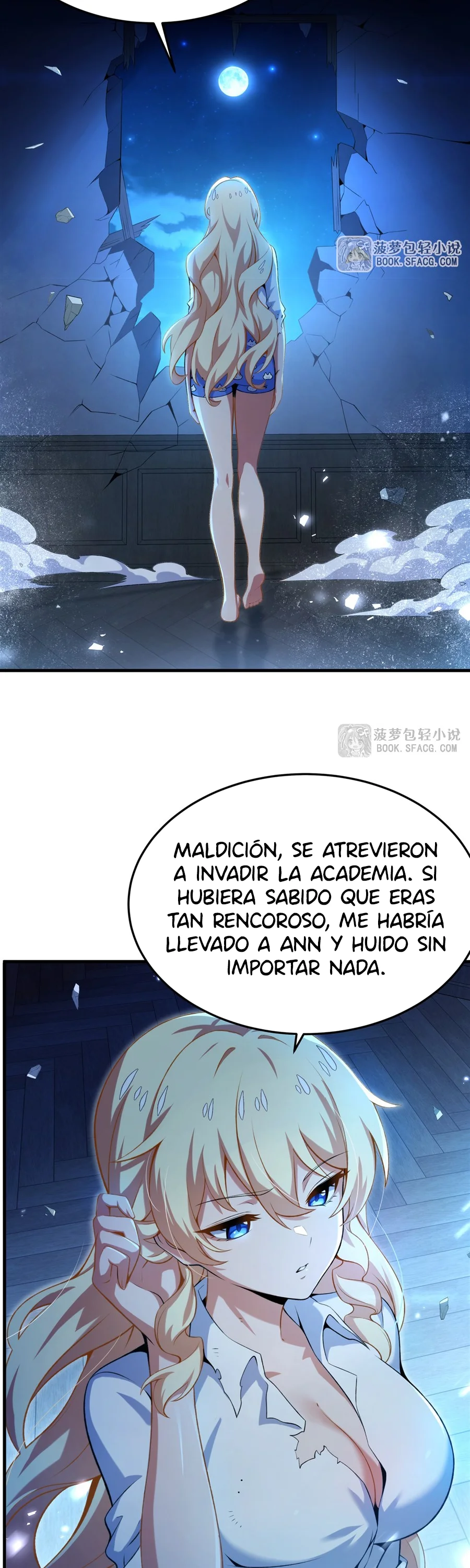 El villano rubio de la novela de la protagonista quiere ser feliz Capitulo 60 página 2