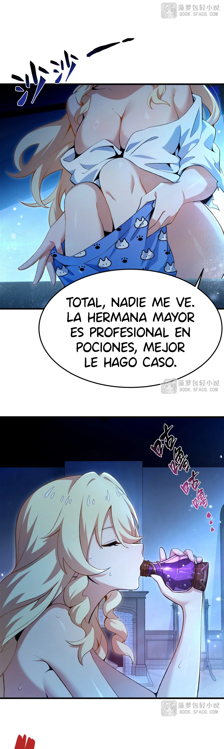 El villano rubio de la novela de la protagonista quiere ser feliz Capitulo 60 página 4