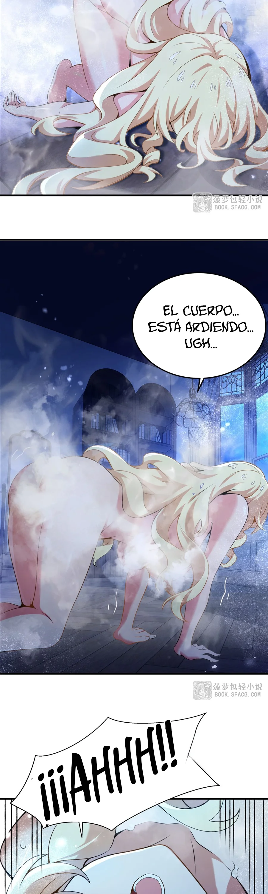 El villano rubio de la novela de la protagonista quiere ser feliz Capitulo 60 página 6