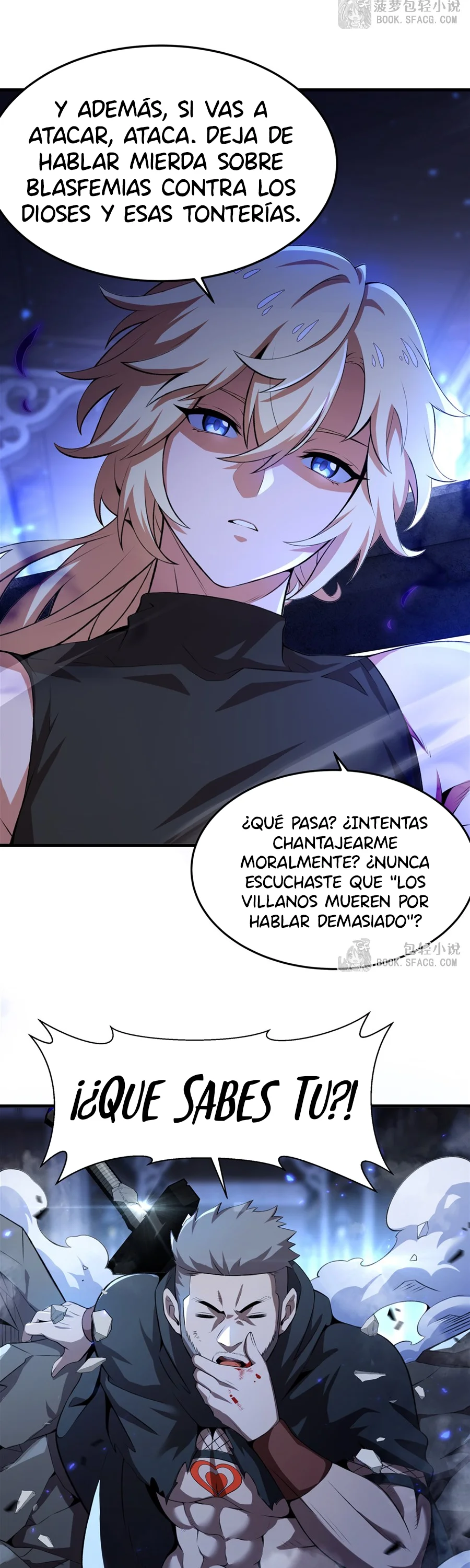 El villano rubio de la novela de la protagonista quiere ser feliz Capitulo 61 página 4