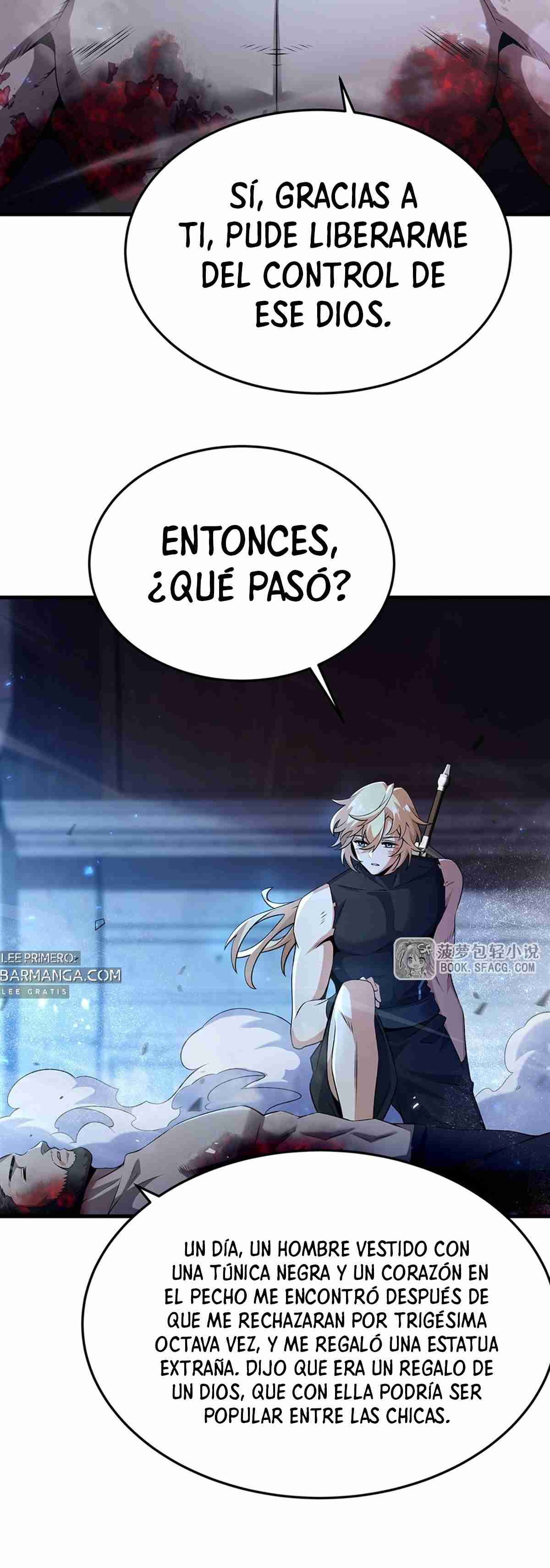 El villano rubio de la novela de la protagonista quiere ser feliz Capitulo 62 página 19