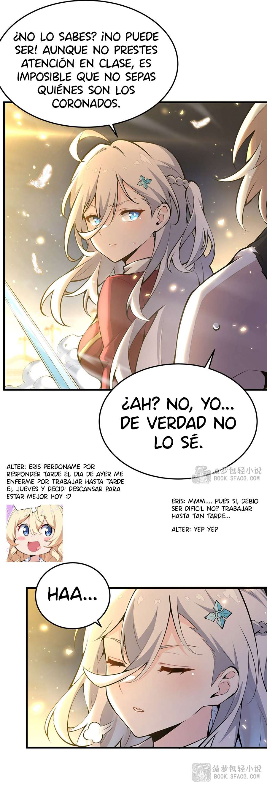El villano rubio de la novela de la protagonista quiere ser feliz Capitulo 66 página 4