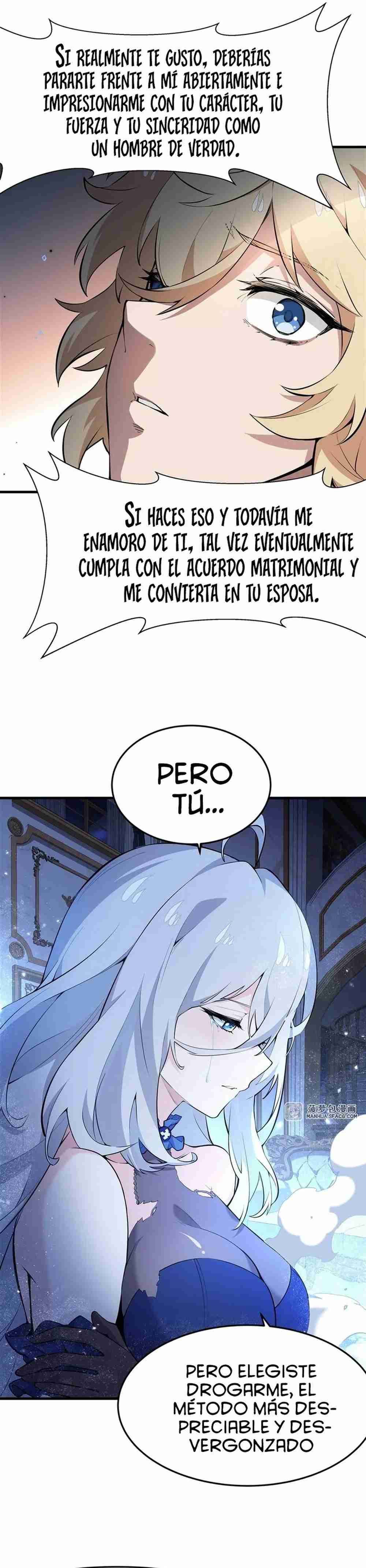 El villano rubio de la novela de la protagonista quiere ser feliz Capitulo 8 página 8