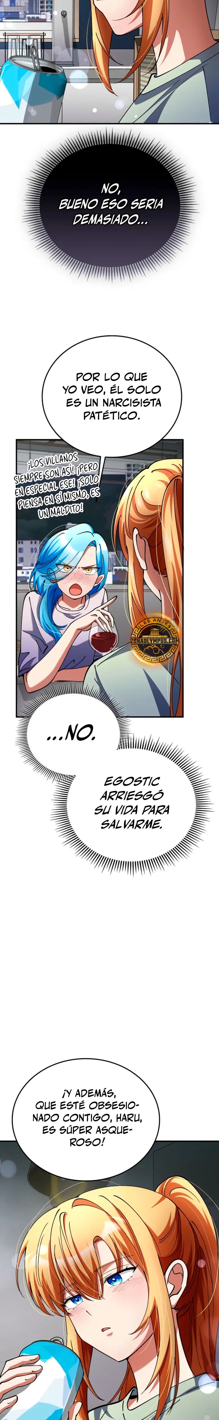 Me convertí en el villano con el que la heroína está obsesionada. Capitulo 40 página 14