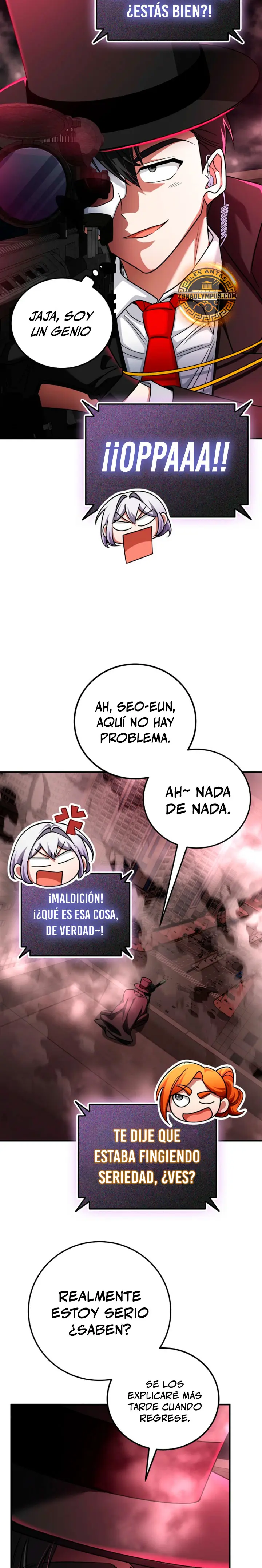 Me convertí en el villano con el que la heroína está obsesionada. Capitulo 57 página 17
